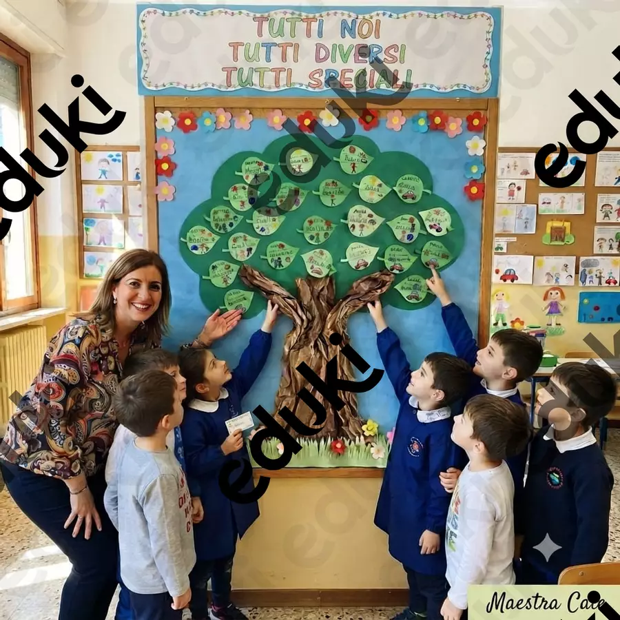 IL NOSTRO ALBERO SPECIALE poster più racconto Materiale di supporto/inclusione - IL NOSTRO ALBERO SPECIALE poster più racconto - Maestra_Cate - Pagina di copertina