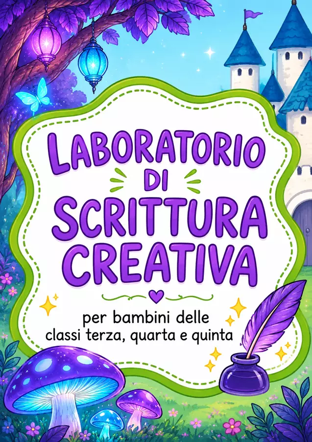 Laboratorio di scrittura a tema fantasy Altro tipo di materiale - Laboratorio di scrittura a tema fantasy - MilleLibriPerBambini - Pagina di copertina