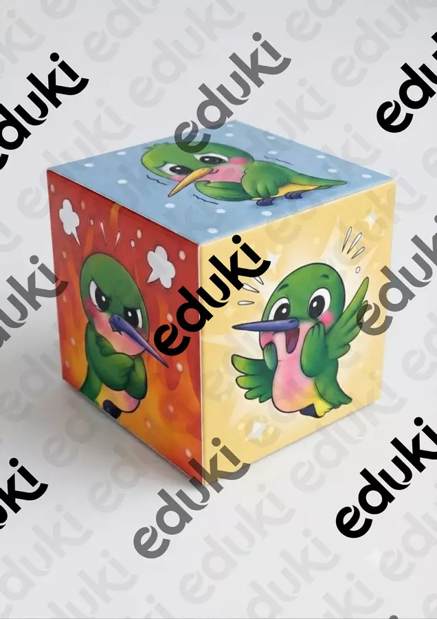 CUBO EMOZIONI CON UDA DI 10 ATTIVITA' CORRELATE Materiale di supporto/inclusione - CUBO EMOZIONI CON UDA DI 10 ATTIVITA' CORRELATE - Maestra _Cate - Pagina di copertina