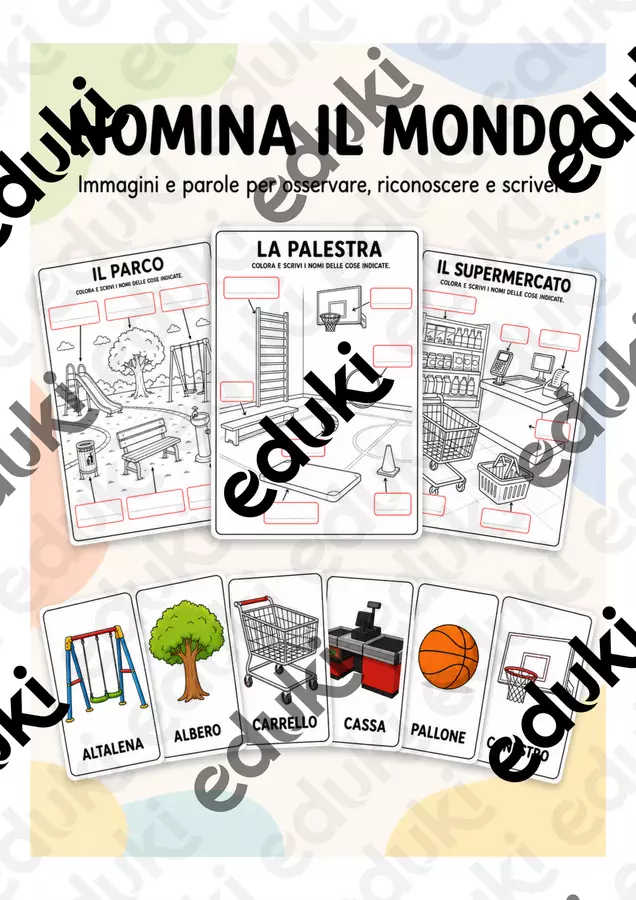 NOMINA IL MONDO Materiale di supporto/inclusione - NOMINA IL MONDO - Tutti a bordo - Pagina di copertina