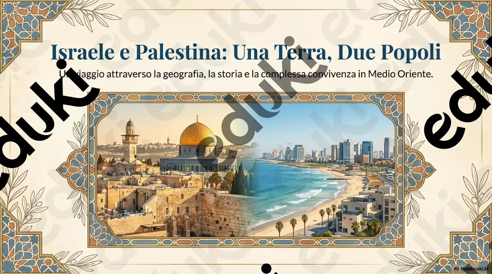 Isreaele e Palestina presentazione Presentazioni / Lavagne - Isreaele e Palestina presentazione - profghidelligram_ - Pagina di copertina