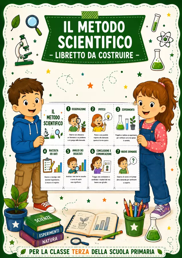 Il sistema scientifico - Libretto da costruire Mappe concettuali - Il sistema scientifico - Libretto da costruire - STEM nello zaino - Pagina di copertina