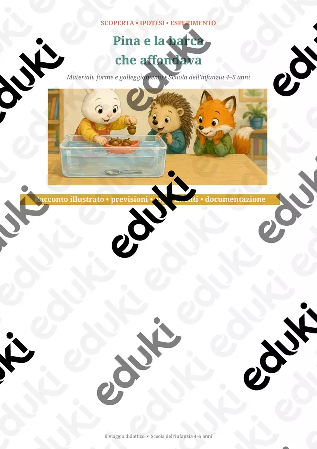 Pina_e_la_barca_che_affondava - Osserva e sperimenta Testo - Pina_e_la_barca_che_affondava - Osserva e sperimenta - Il viaggio didattico - Pagina di copertina