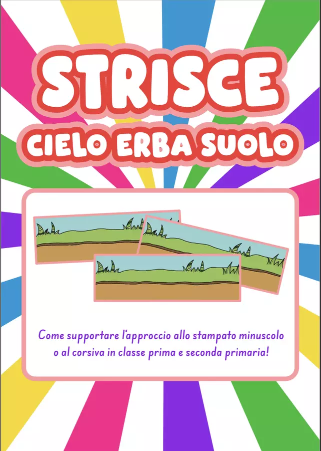 Strisce per la scrittura cielo erba suolo Esercizi - Strisce per la scrittura cielo erba suolo - AnninAroundTheWorld - Pagina di copertina