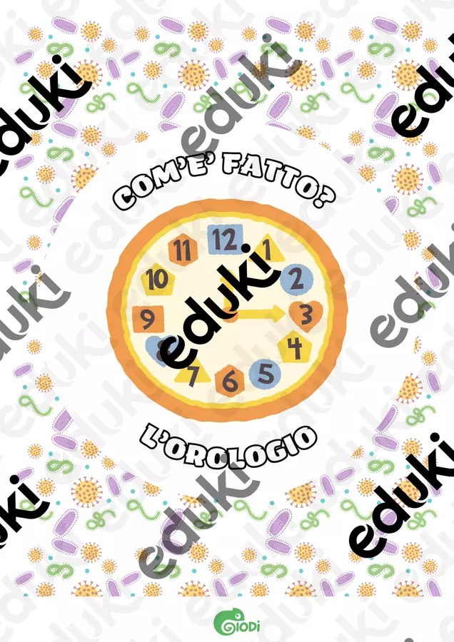 COM'E' FATTO L'OROLOGIO Audio - COM'E' FATTO L'OROLOGIO - GioDi - Giochi Didattici - Pagina di copertina