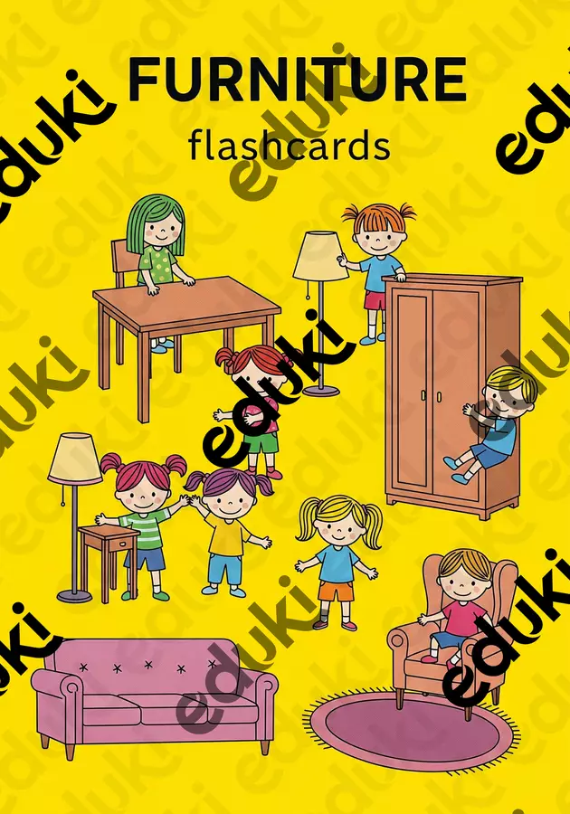 Flashcards di inglese MOBILI/FURNITURE ELETTRODOMESTICI/APPLIANCES Audio - Flashcards di inglese MOBILI/FURNITURE ELETTRODOMESTICI/APPLIANCES - The English Archive - Pagina di copertina