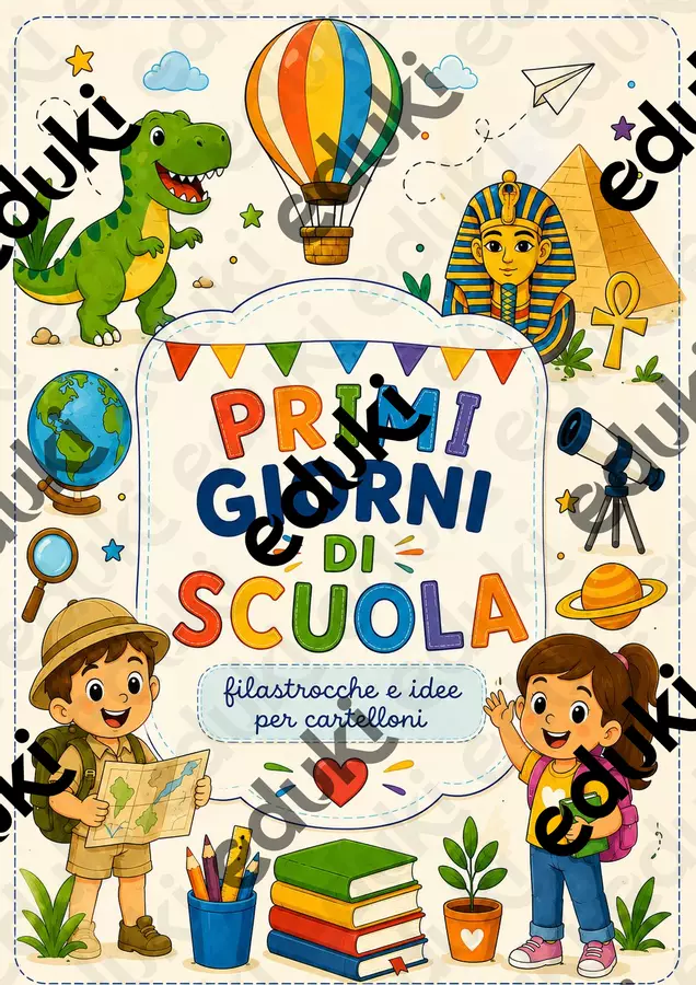 PRIMI GIORNI DI SCUOLA – Filastrocche e cartelloni per tutte le classi Flashcard - PRIMI GIORNI DI SCUOLA – Filastrocche e cartelloni per tutte le classi - SostegnO 2.0 - Pagina di copertina