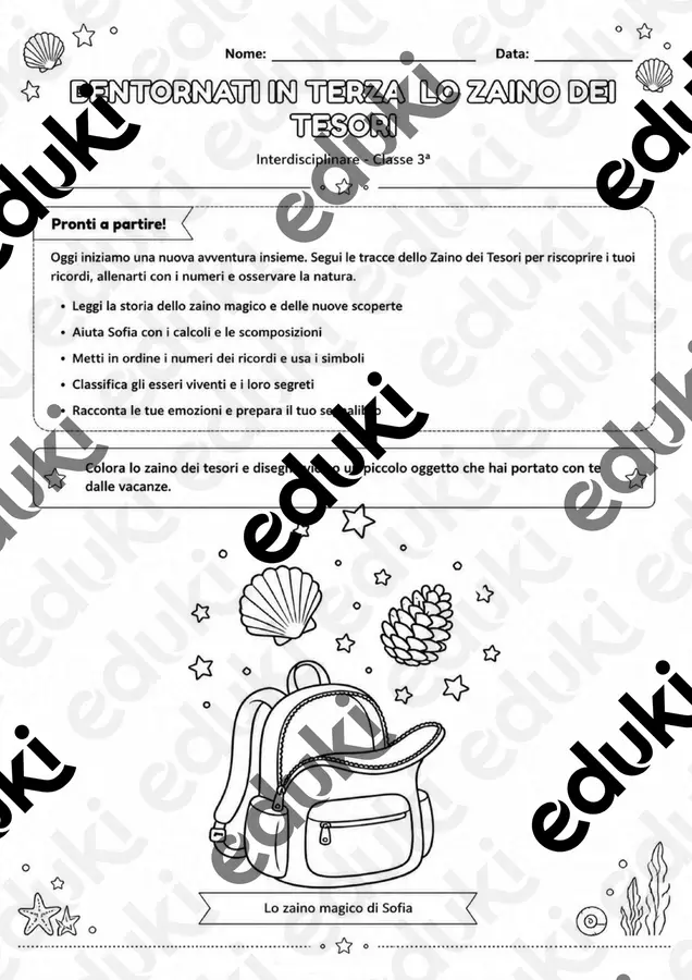 bentornati in cl 3-interdisciplinare Esercizi - bentornati in cl 3-interdisciplinare - Lucia Durante - Pagina di copertina