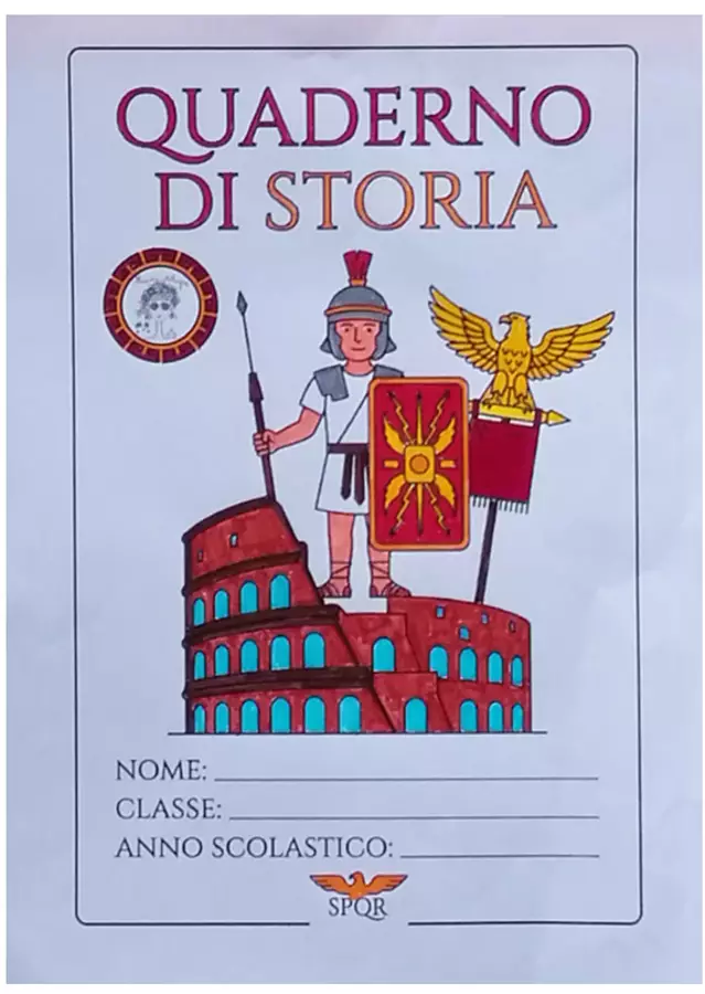 QUADERNO DI STORIA CLASSE 5 Materiale di supporto/inclusione - QUADERNO DI STORIA CLASSE 5 - Maestra Allegra - Pagina di copertina