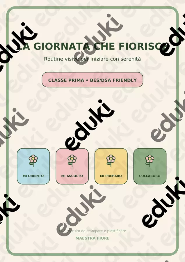 La_giornata_che_fiorisce_Maestra_Fiore Materiale di supporto/inclusione - La_giornata_che_fiorisce_Maestra_Fiore - Maestra Fiore - Fiorire con i DSA - Pagina di copertina
