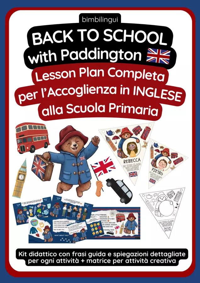 Back to School/Accoglienza in Inglese_Scuola Primaria Materiale interattivo - Back to School/Accoglienza in Inglese_Scuola Primaria - bimbilingui - Pagina di copertina