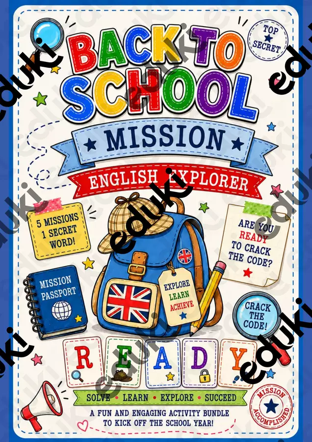 Back To School Mission - English Explorer Esercizi - Back To School Mission - English Explorer - Teacher Elisa Lab - Pagina di copertina