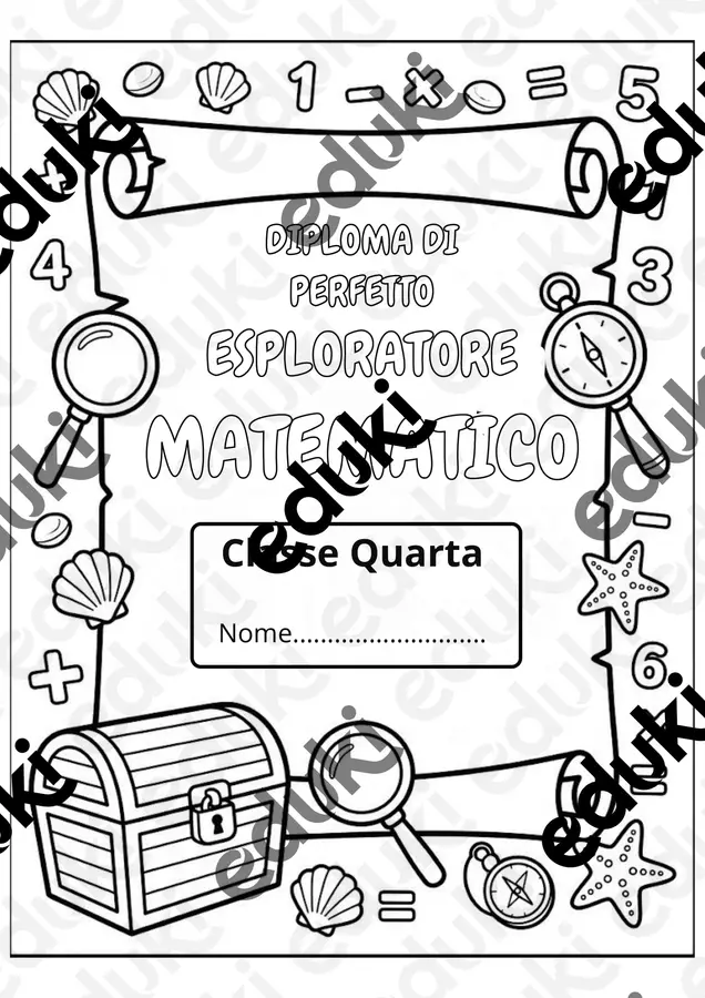 CLASSE 4ª: Copertina + Scheda Lucchetti GRATUITO Materiale per pittura e bricolage - CLASSE 4ª: Copertina + Scheda Lucchetti GRATUITO - maestra.avventurosa - Pagina di copertina