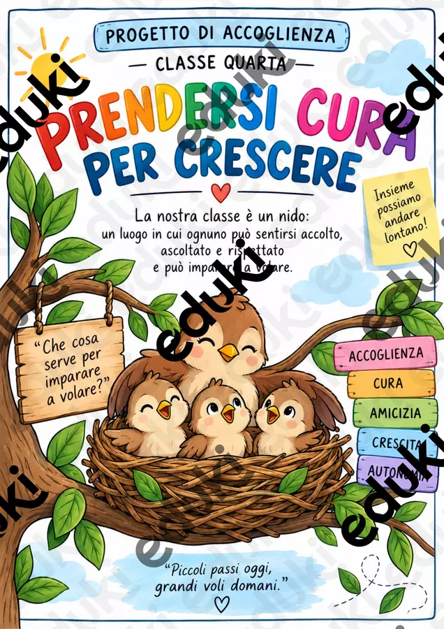 Prendersi Cura per Crescere-Accoglienza classi quarte Materiale di supporto/inclusione - Prendersi Cura per Crescere-Accoglienza classi quarte - SostegnO 2.0 - Pagina di copertina