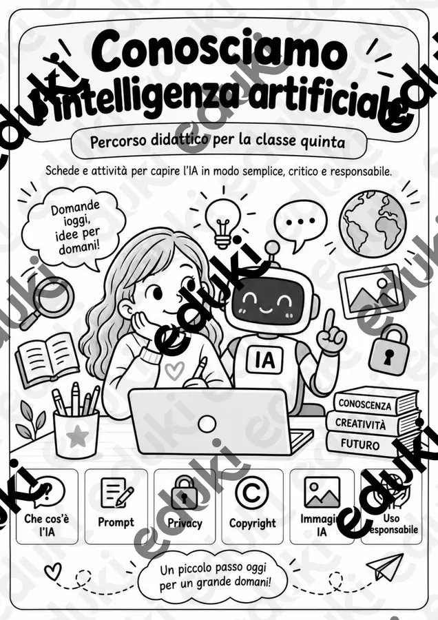L'Intelligenza Artificiale spiegata ai ragazzi Esercizi - L'Intelligenza Artificiale spiegata ai ragazzi - Il Viaggio Didattico - Pagina di copertina