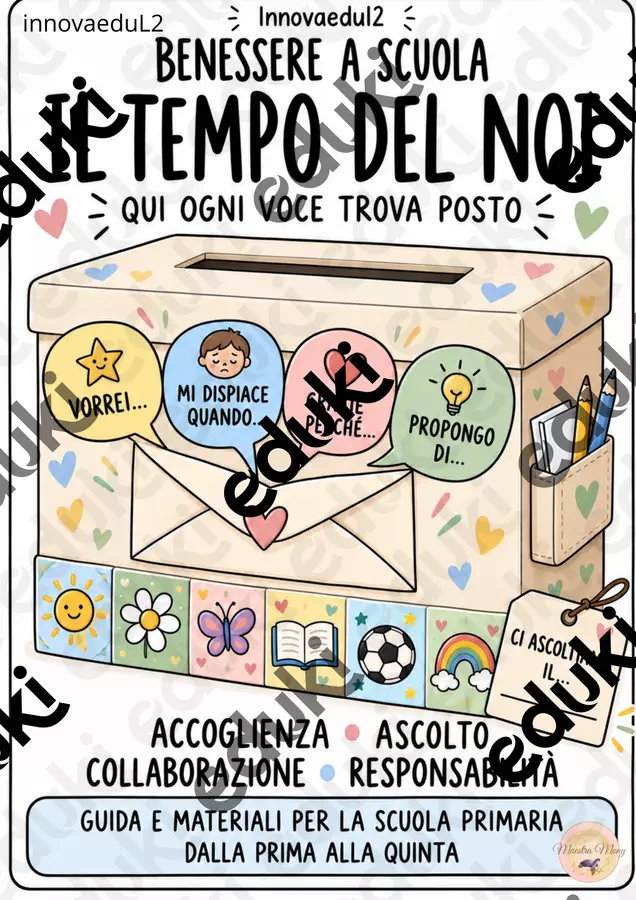 Benessere a scuola. La scatola Materiale di supporto/inclusione - Benessere a scuola. La scatola - Maestra Mony - Pagina di copertina