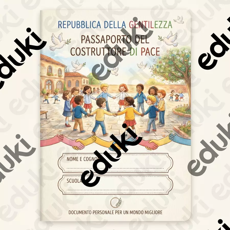 La Pace è un abbraccio - Kit Didattico Audio - La Pace è un abbraccio - Kit Didattico - Maestro Mauro - Pagina di copertina