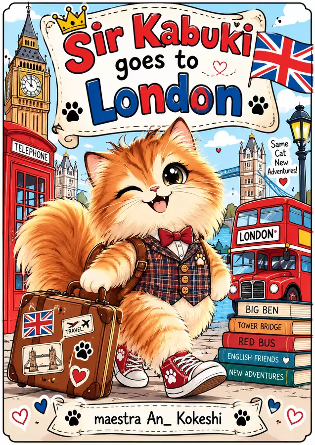 Storytelling "Sir Kabuki goes to London" Esercizi - Storytelling "Sir Kabuki goes to London" - Maestra An_ Kokeshi - Pagina di copertina