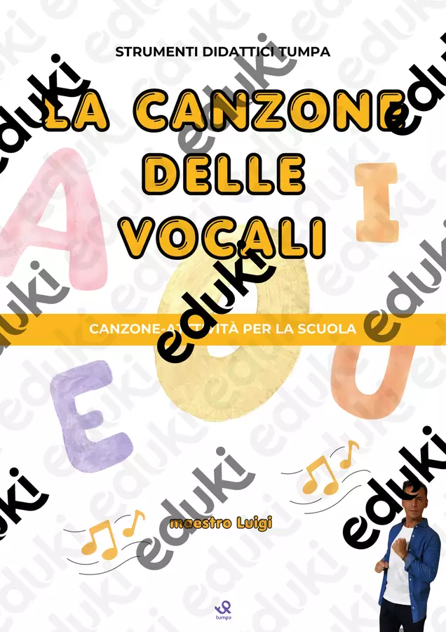 La canzone delle vocali_strumenti didattici TUMPA Audio - La canzone delle vocali_strumenti didattici TUMPA - Maestro Luigi Tumpa - Pagina di copertina