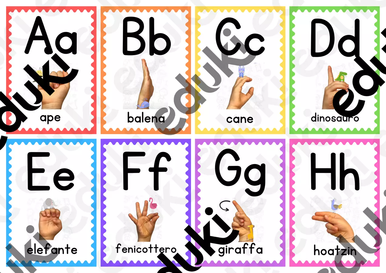 FLASHCARDS ALFABETO LIS Flashcard - FLASHCARDS ALFABETO LIS - Chiara Biasi - Pagina di copertina