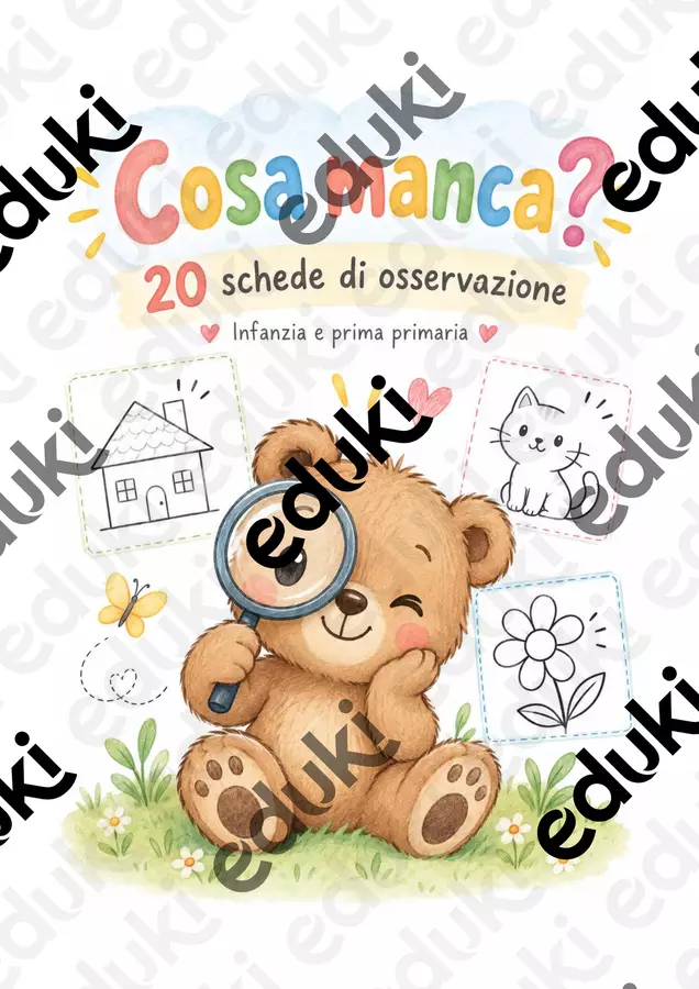 Cosa manca | Infanzia e Prima Primaria Esercizi - Cosa manca | Infanzia e Prima Primaria - Il Viaggio Didattico - Pagina di copertina