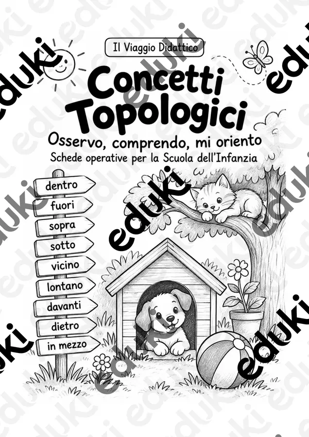 Concetti_topologici | Scuola Infanzia - Prima Primaria Esercizi - Concetti_topologici | Scuola Infanzia - Prima Primaria - Il Viaggio Didattico - Pagina di copertina