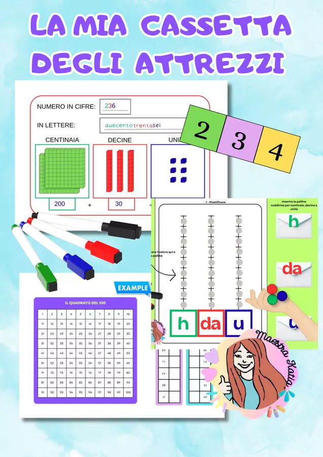 La mia scatola degli attrezzi di matematica_classeII Flashcard - La mia scatola degli attrezzi di matematica_classeII - maestra Katia - Pagina di copertina