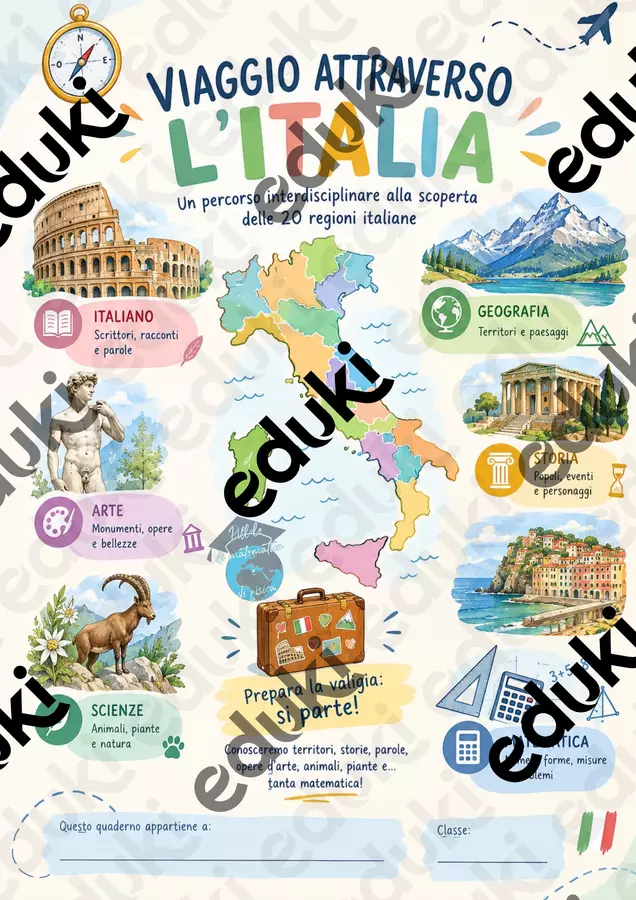 Viaggio In Italia: Valle D’Aosta Materiale di supporto/inclusione - Viaggio In Italia: Valle D’Aosta - Pillole di matematica e di fisica - Pagina di copertina