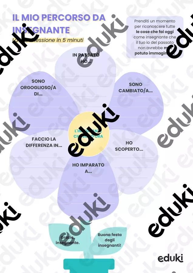 Il mio percorso da insegnante 🌸 Altro tipo di materiale - Il mio percorso da insegnante 🌸 - eduki_italia - Pagina di copertina