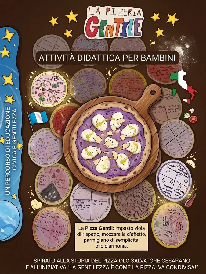 Giornata della gentilezza:LA PIZZA DELLA GENTILEZZA Materiale per pittura e bricolage - Giornata della gentilezza:LA PIZZA DELLA GENTILEZZA - MaestraBea! - Pagina di copertina
