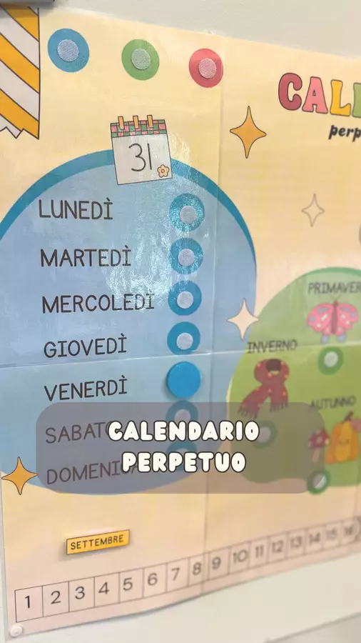 🗓️Calendario Perpetuo 🌸⛱️🍂❄️ Materiale di supporto/inclusione - 🗓️Calendario Perpetuo 🌸⛱️🍂❄️ - 🐌 passo.dopo.passo - Pagina di copertina