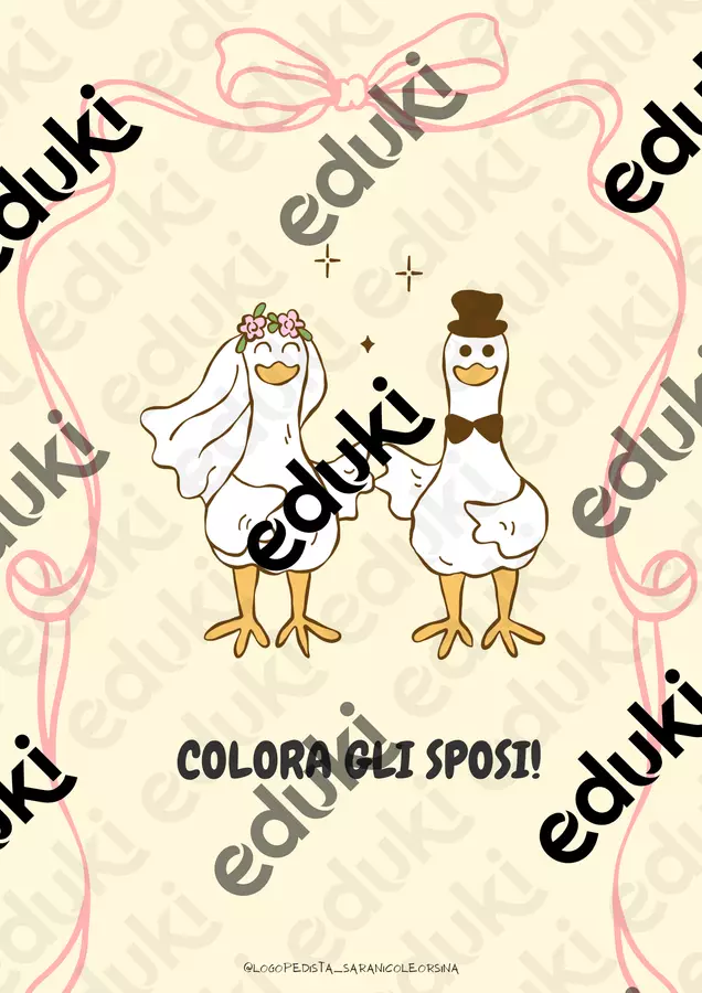 Il quaderno delle attività – Speciale Matrimonio Flashcard - Il quaderno delle attività – Speciale Matrimonio - Logopedista Sara Nicole Orsina - Pagina di copertina