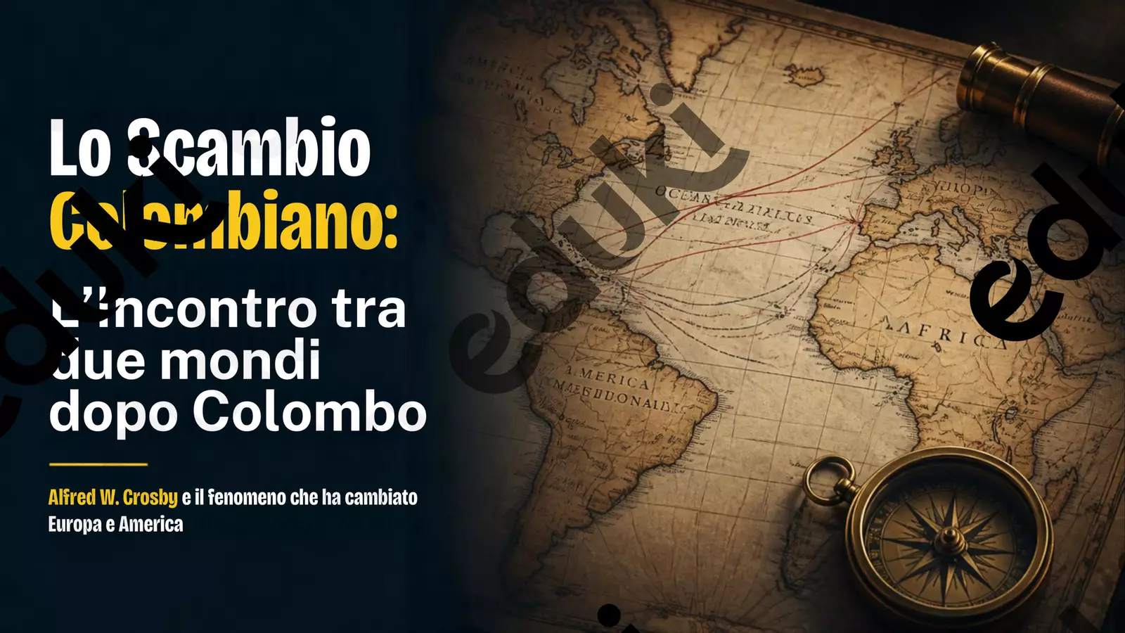 Lo scambio colombiano: dall'America all'Europa con Colombo Presentazioni / Lavagne - Lo scambio colombiano: dall'America all'Europa con Colombo - Prof. Fanu - NicolettaFanuele - Pagina di copertina
