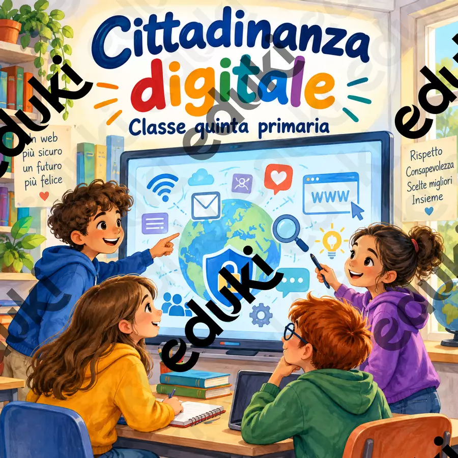 Cittadinanza digitale LIM classe quinta primaria Esercizi - Cittadinanza digitale LIM classe quinta primaria - Il Viaggio Didattico - Pagina di copertina