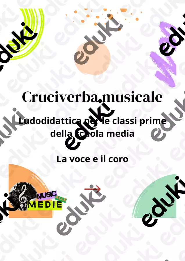 La voce e il coro Esercizi - La voce e il coro - MusicAlleMedie - Pagina di copertina
