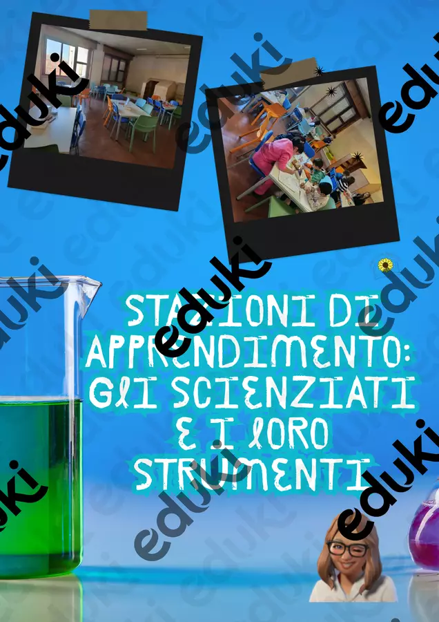 STAZIONE D'APPRENDIMENTO:SCIENZIATI E STRUMENTI SCIENTIFICI Esercizi - STAZIONE D'APPRENDIMENTO:SCIENZIATI E STRUMENTI SCIENTIFICI - Alessia Presa - Pagina di copertina