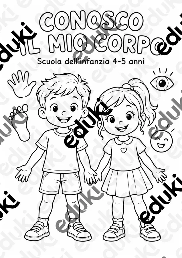Conosco il mio corpo | Infanzia | Schede didattiche Esercizi - Conosco il mio corpo | Infanzia | Schede didattiche - Il Viaggio Didattico - Pagina di copertina