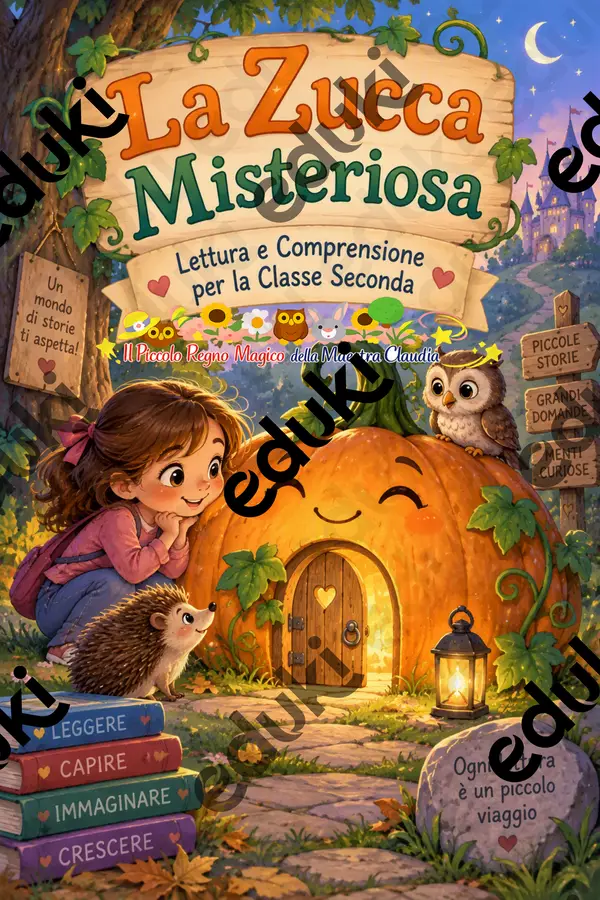 HALLOWEEN - Percorso di lettura e comprensione del testo CLASSE SECONDA Esercizi - HALLOWEEN - Percorso di lettura e comprensione del testo CLASSE SECONDA - Il Piccolo Regno Magico della Maestra Claudia - Pagina di copertina