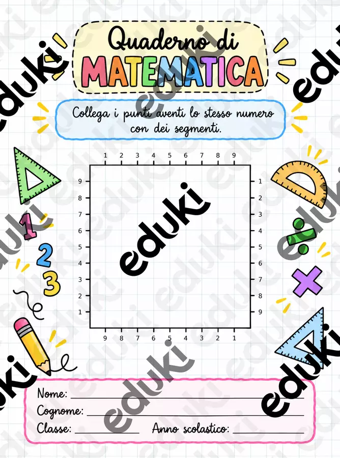 Inviluppi: esercizio e copertina quaderno di matematica Esercizi - Inviluppi: esercizio e copertina quaderno di matematica - Rimaestra - Didattica Mente - Pagina di copertina