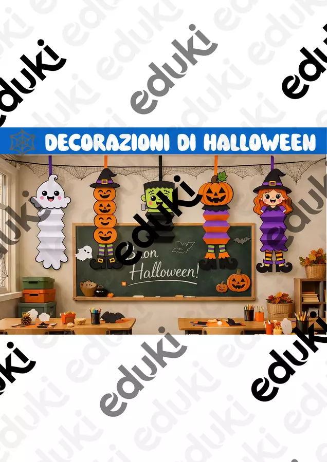 🕸️ Decorazioni di Halloween Poster - 🕸️ Decorazioni di Halloween - Nikki_Giochi - Pagina di copertina