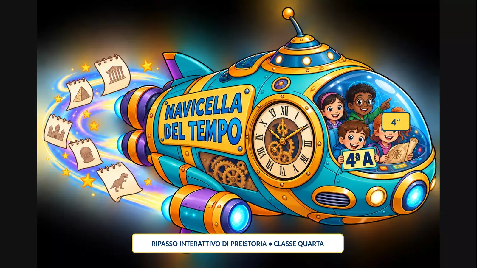 Viaggio nella storia Materiale di supporto/inclusione - Viaggio nella storia - Kit Inclusione - Pagina di copertina