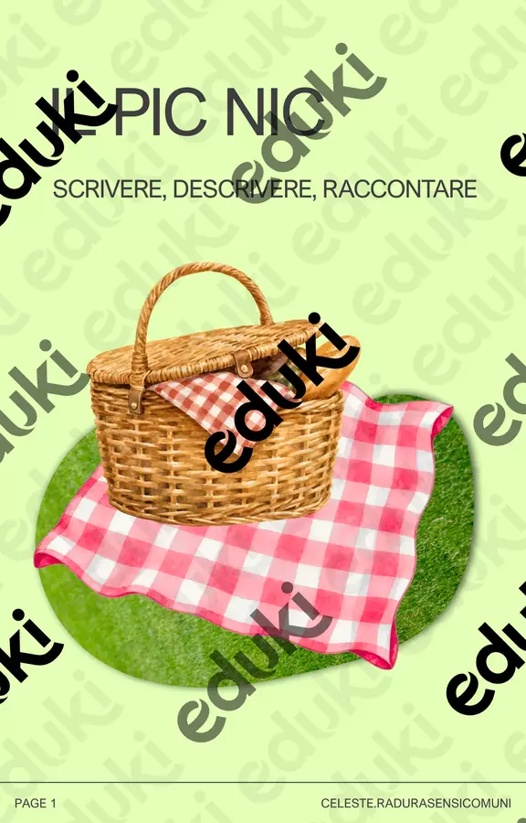 dispensa LEGGERE, DESCRIVERE, RACCONTARE 1 Esercizi - dispensa LEGGERE, DESCRIVERE, RACCONTARE 1 - Celeste.apprendimento,creatività - Pagina di copertina
