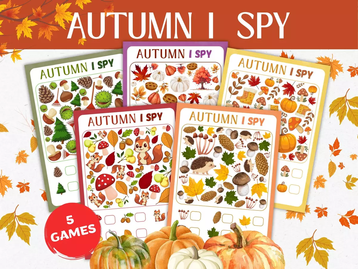 Cerca e Trova Autunnale – Autumn I SPY - Counting, Early math - Conteggio, Attenzione e Matematica Esercizi - Cerca e Trova Autunnale – Autumn I SPY - Counting, Early math - Conteggio, Attenzione e Matematica - Willow Tree Studio - Pagina di copertina
