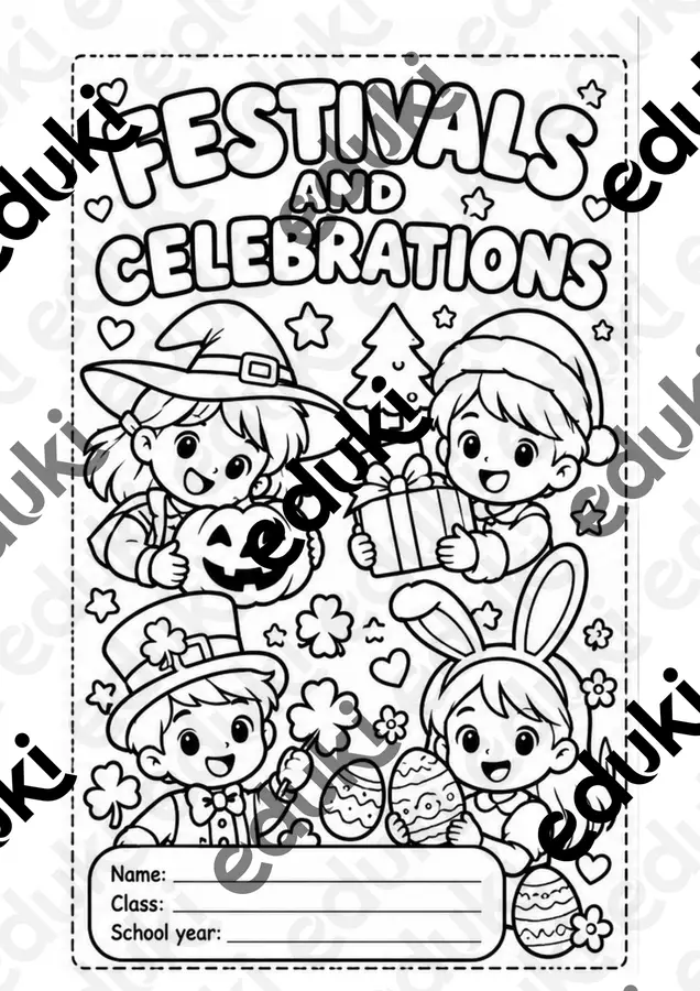 Festivals and Celebrations Esercizi - Festivals and Celebrations - Guendalina - Pagina di copertina