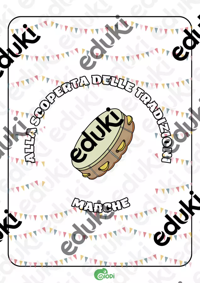 IL TAMBURELLO - MARCHE Esercizi - IL TAMBURELLO - MARCHE - GioDi - Giochi Didattici - Pagina di copertina