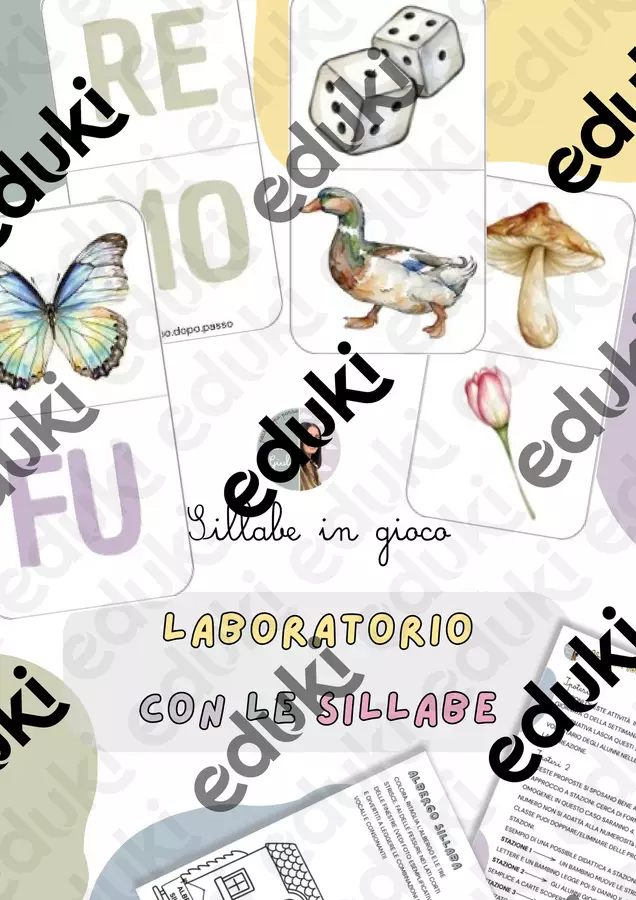 SILLABE IN GIOCO-DISCRIMINO GRAFEMI E FONEMI Flashcard - SILLABE IN GIOCO-DISCRIMINO GRAFEMI E FONEMI - 🐌 passo.dopo.passo - Pagina di copertina