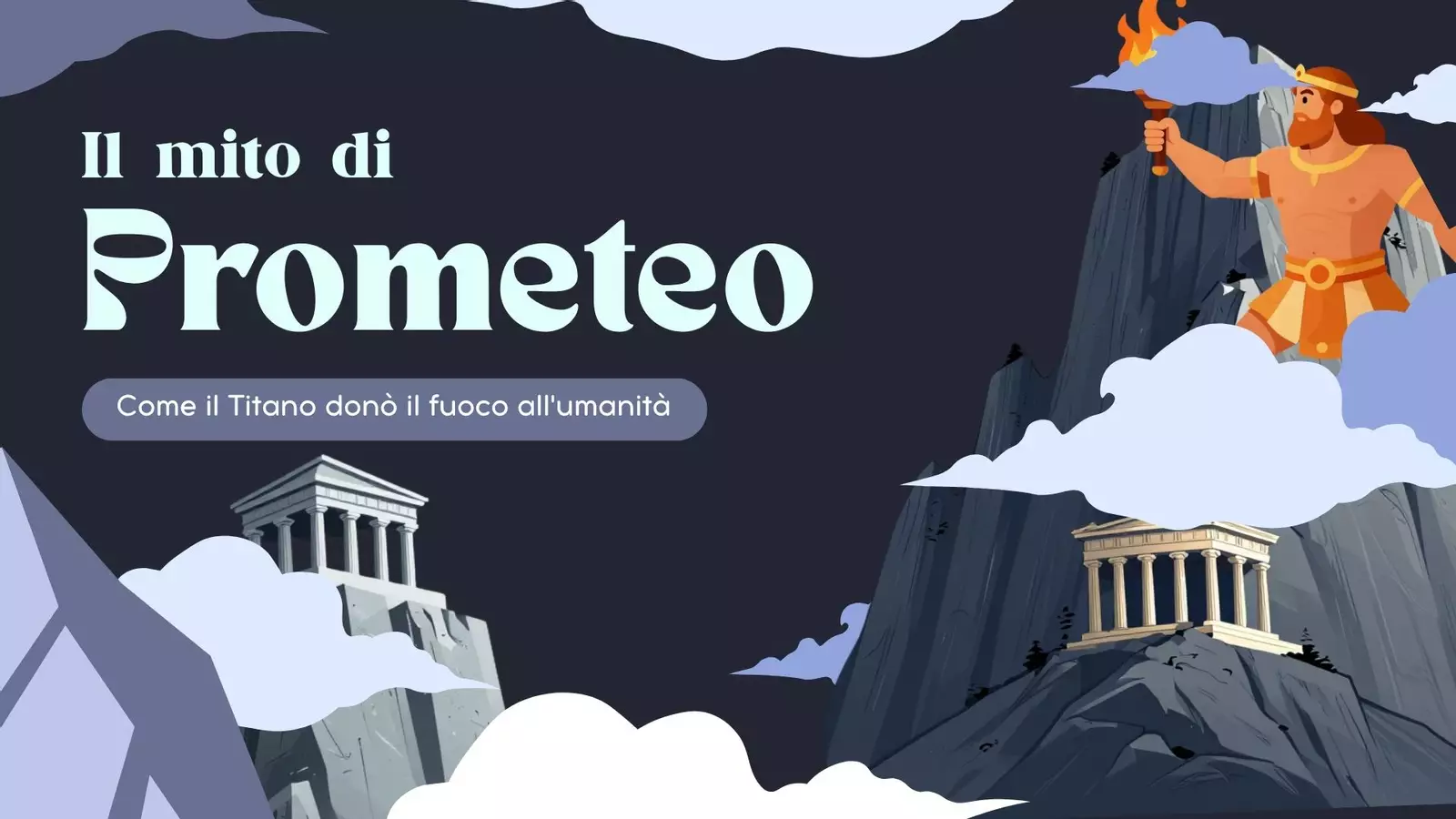 Laboratorio - Il mito di Prometeo Programmi scolastici / Materiali per docenti - Laboratorio - Il mito di Prometeo - Framarraprof - Pagina di copertina