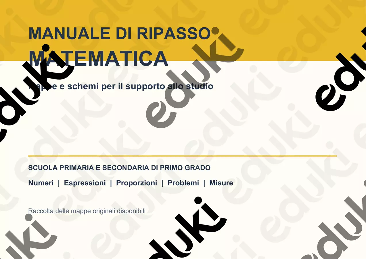 matematica Materiale di supporto/inclusione - matematica - educ@mente Francesca - Pagina di copertina