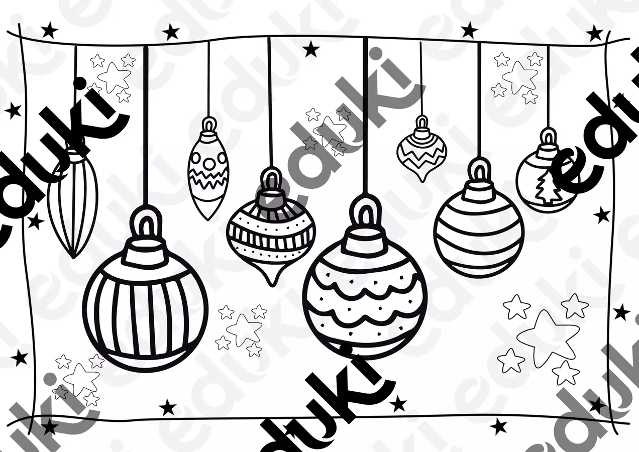 Palline di Natale: disegni da colorare Materiale per pittura e bricolage - Palline di Natale: disegni da colorare - Notenjonglina - Pagina di copertina