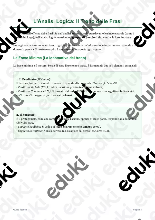 Kit Completo di Analisi Logica (Classi 4ª e 5ª) Esercizi - Kit Completo di Analisi Logica (Classi 4ª e 5ª) - valestudiafacile - Pagina di copertina